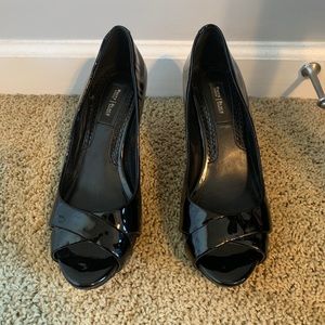 White House Black Market Peep-Toe Heels